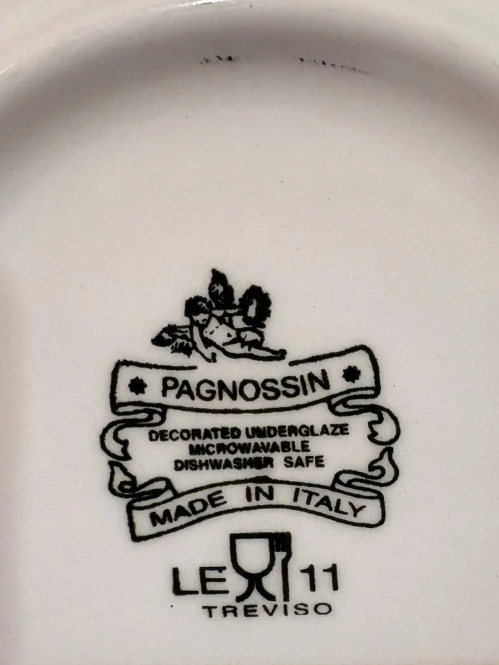 Set of 4 Pagnossin Treviso Rim Bowls for Soup Pasta Robin Egg Blue Made in Italy